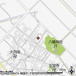 滋賀県近江八幡市安土町内野160周辺の地図