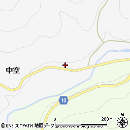 愛知県設楽町（北設楽郡）川向（下ヲロウ）周辺の地図