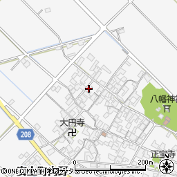 滋賀県近江八幡市安土町内野698周辺の地図