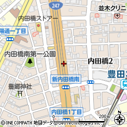 愛知県名古屋市南区内田橋周辺の地図