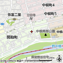 愛知県名古屋市瑞穂区関取町110周辺の地図