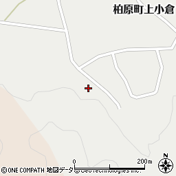 兵庫県丹波市柏原町上小倉873周辺の地図