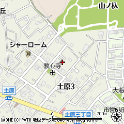 愛知県名古屋市天白区土原3丁目502周辺の地図