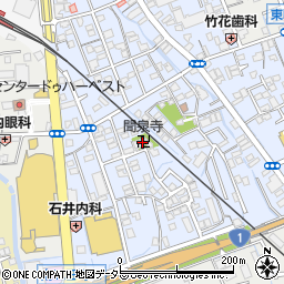 聞泉寺周辺の地図