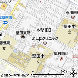 滋賀銀行本堅田 ＡＴＭ周辺の地図