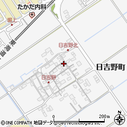 滋賀県近江八幡市日吉野町383周辺の地図