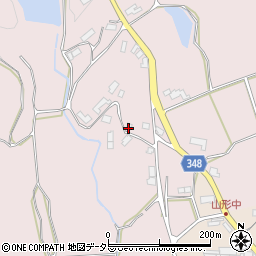 岡山県津山市新野山形71-1周辺の地図