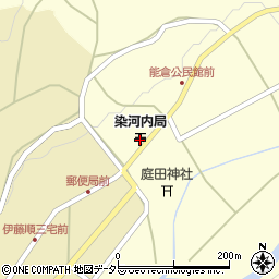 染河内郵便局周辺の地図