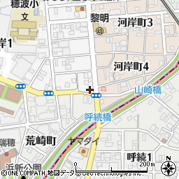 愛知県名古屋市瑞穂区河岸一丁目9-11周辺の地図