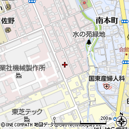 静岡県三島市緑町21周辺の地図