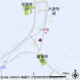 島根県大田市大森町羅漢町周辺の地図