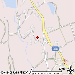 岡山県津山市新野山形71周辺の地図