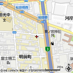 愛知県名古屋市瑞穂区明前町5-16周辺の地図