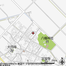 滋賀県近江八幡市安土町内野163周辺の地図