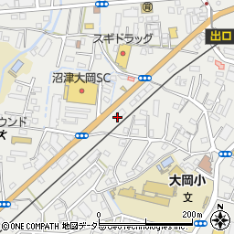 学習空間　静岡東部エリア・総合受付周辺の地図
