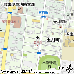 沼津信用金庫五月町支店周辺の地図