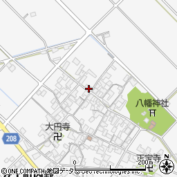 滋賀県近江八幡市安土町内野685周辺の地図