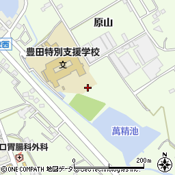 愛知県豊田市大清水町原山周辺の地図