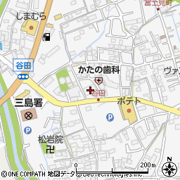富士伊豆農業協同組合　三島函南地区本部三島支店周辺の地図