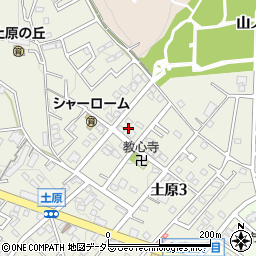 愛知県名古屋市天白区土原3丁目419周辺の地図