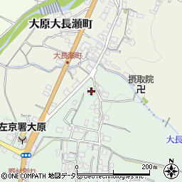 京都府京都市左京区大原上野町416周辺の地図