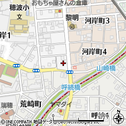 愛知県名古屋市瑞穂区河岸一丁目9周辺の地図