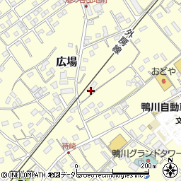 千葉県鴨川市広場942周辺の地図