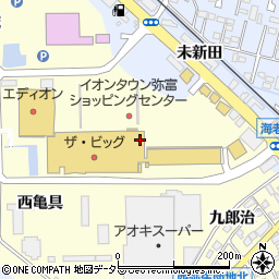 阪急ベーカリーザ・ビック　イオン弥富店周辺の地図