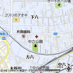 愛知県弥富市鯏浦町下六18周辺の地図