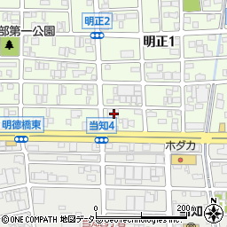 愛知県名古屋市港区明正1丁目341周辺の地図
