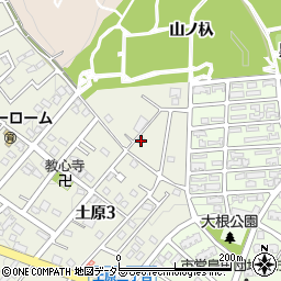 愛知県名古屋市天白区土原3丁目664周辺の地図