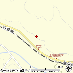鳥取県日野郡日南町中石見157周辺の地図