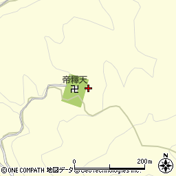 京都府南丹市八木町船枝志運山1周辺の地図