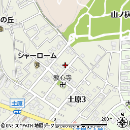 愛知県名古屋市天白区土原3丁目416-1周辺の地図