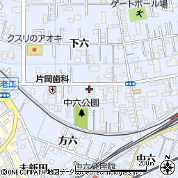愛知県弥富市鯏浦町下六24周辺の地図