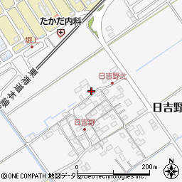 滋賀県近江八幡市日吉野町529周辺の地図
