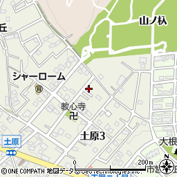 愛知県名古屋市天白区土原3丁目505周辺の地図