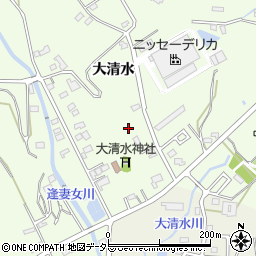 愛知県豊田市大清水町大清水周辺の地図