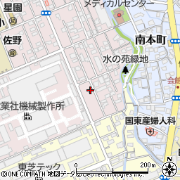 静岡県三島市緑町21-25周辺の地図