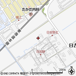 滋賀県近江八幡市日吉野町525周辺の地図