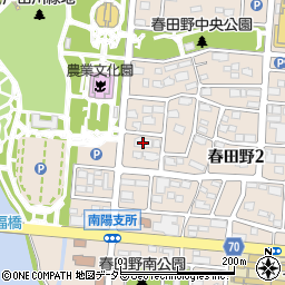 宝マンション春田野周辺の地図