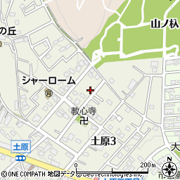 愛知県名古屋市天白区土原3丁目416周辺の地図
