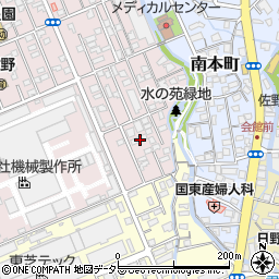 静岡県三島市緑町22-15周辺の地図