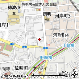 愛知県名古屋市瑞穂区河岸一丁目9-2周辺の地図