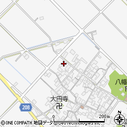 滋賀県近江八幡市安土町内野625周辺の地図