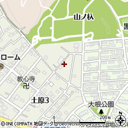 愛知県名古屋市天白区土原3丁目653-3周辺の地図