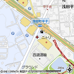 愛知県日進市赤池町（箕ノ手）周辺の地図