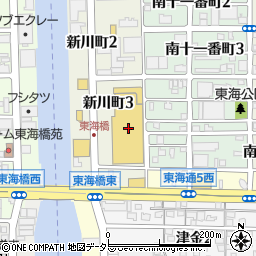 ケーズデンキ名古屋みなと店周辺の地図