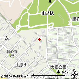 愛知県名古屋市天白区土原3丁目709周辺の地図