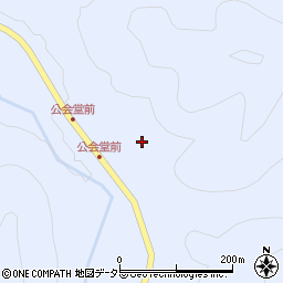 鳥取県日野郡日南町湯河周辺の地図